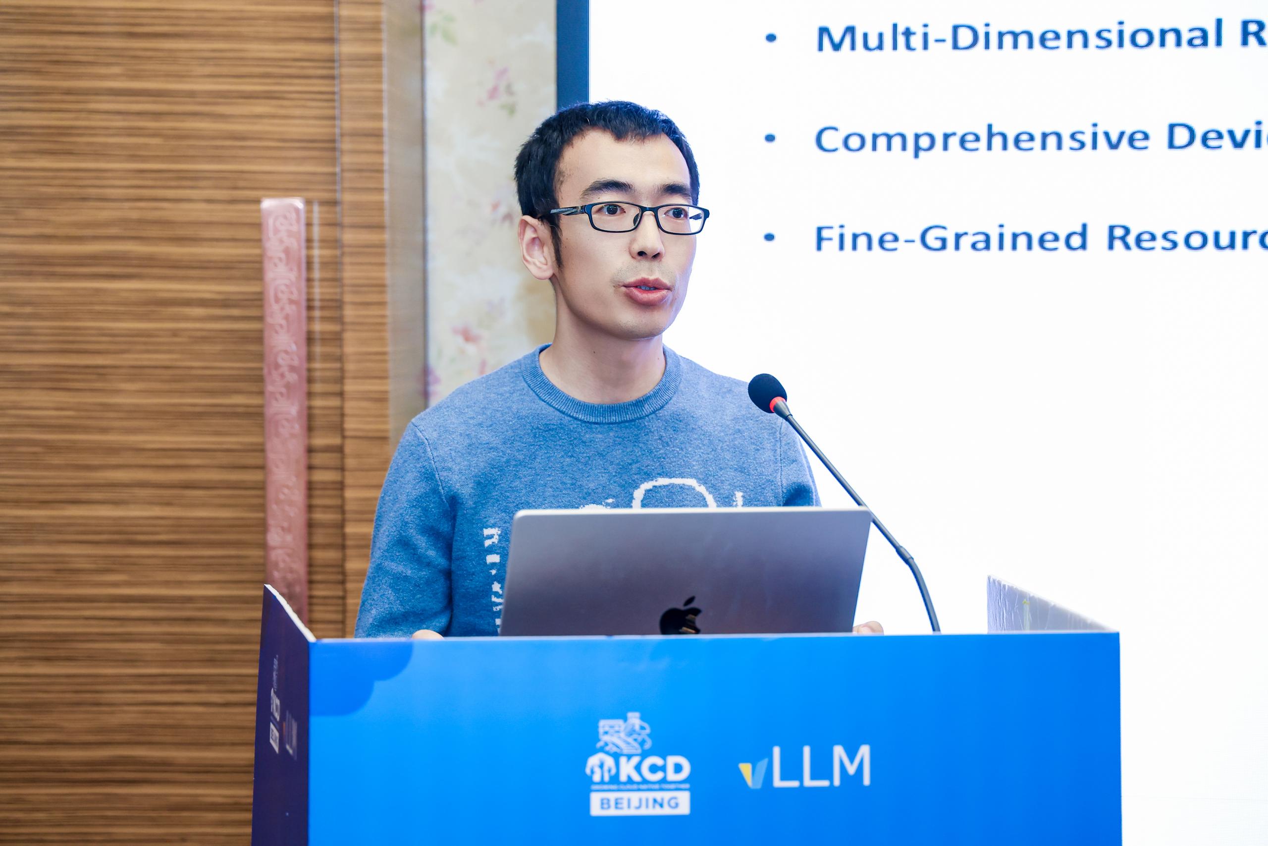 James Deng presenting